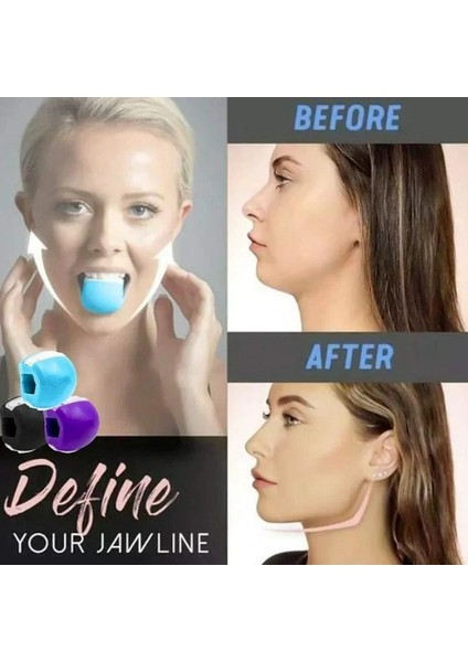 Siyah Stil Tsang Çene Egzersiz Topu Yüz Masseter Silika Jel Jawline Kas Eğitimi Fitness Topu Boyun Yüz Tonlama Jawrsize Kas Egzersiz Cihazı (Yurt Dışından) indirimleri