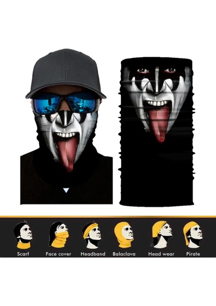 D Stili 3D Dikişsiz Açık Spor Bandana Askeri Tüp Eşarp Balıkçılık Bisiklet Taktik Yürüyüş Yüz Kapağı Boyun Körüğü Bisiklet Sihirli Eşarp (Yurt Dışından) fırsatları