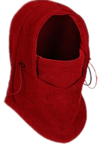 Kırmızı Stil 2021 Yeni Moda Sıcak Kap Kış Erkek Kadın Şapkalar Su Geçirmez Termal Polar Balaclava Şapka Kapşonlu Boyun Isıtıcı Yürüyüş Atkılar (Yurt Dışından)