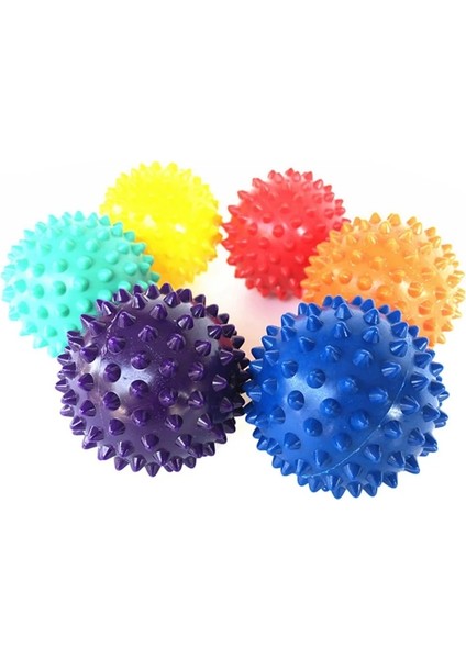 Mor Tarzı Pvc Dikenli Masaj Topu Tetik Noktası Spor Fitness El Ayak Ağrısı Stres Giderici Spor Aksesuarları Kas Relax Top 6 Renk (Yurt Dışından) indirimleri