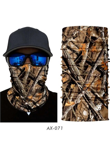 No.22 Tarzı Yaz Kamuflaj Dikişsiz Bandana Spor Snowboard Bisiklet Yüz Maskesi Avcılık Kayak Koşu Askeri Taktik Eşarp Kadın Erkek (Yurt Dışından)