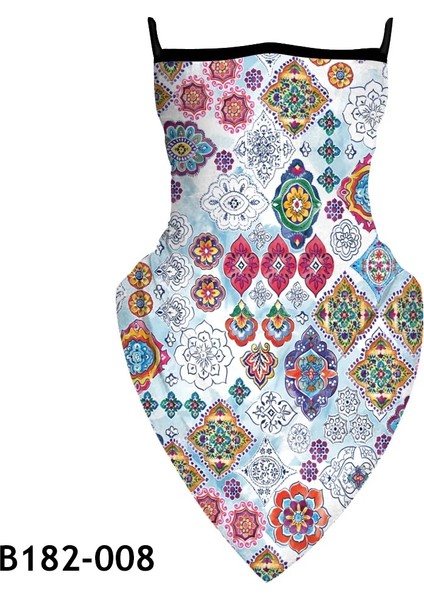 B182-008 Stili 2021 Moda Renkli Çok Kullanımlı Yüz Maskesi Boyun Tüpü Eşarp Biker Bisiklet Kayak Snood Balaclava Bandana Kamp Yürüyüş Aksesuarları (Yurt Dışından)