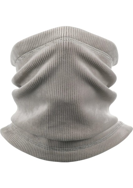 Açık Gri Stil Kış Isıtıcı Polar Bandana Termal Yarım Yüz Maskesi Doğa Sporları Bisiklet Avcılık Kayak Yürüyüş Biker Snowboard Erkek Kadın Eşarp (Yurt Dışından)