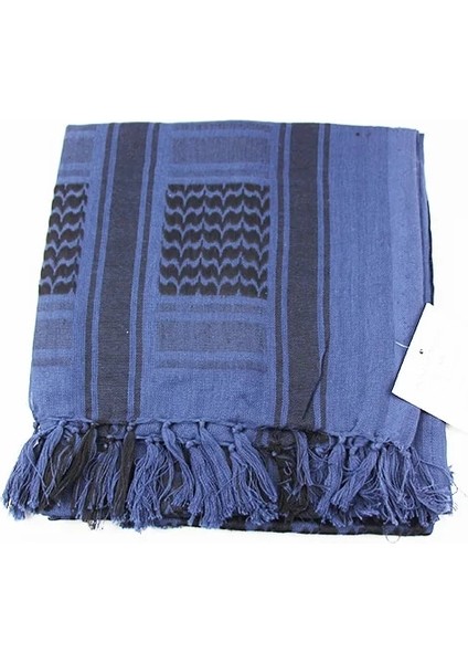 Bule Tarzı Açık Yürüyüş Kalınlaşmış Pamuklu Eşarp Askeri Arap Taktik Çöl Eşarp Ordu Shemagh Eşarp Erkekler Kadınlar Için Püskül ile (Yurt Dışından)