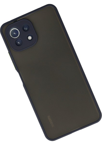 Xiaomi Mi 11 Lite Kılıf Montreal Silikon Kapak - Lacivert 300099