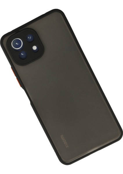 Xiaomi Mi 11 Lite Kılıf Montreal Silikon Kapak - Siyah 300099