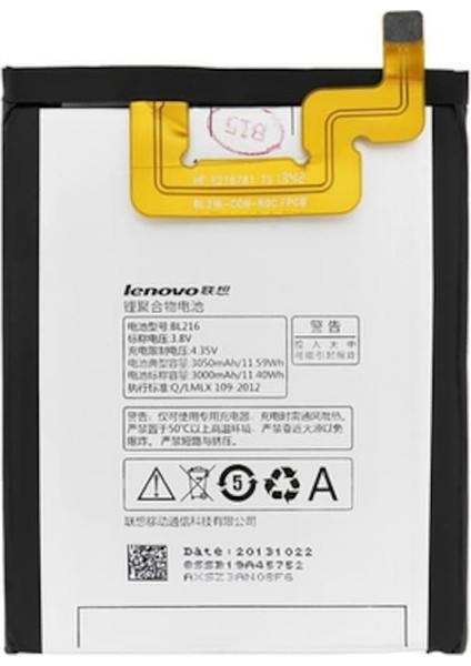 Lenovo BL216 K6 Vibe Z K910 K910E Batarya Pil