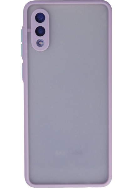 Samsung Galaxy A02 Kılıf Montreal Silikon Kapak - Mor 300099