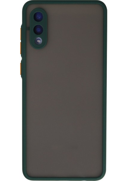 Samsung Galaxy A02 Kılıf Montreal Silikon Kapak - Yeşil 300099