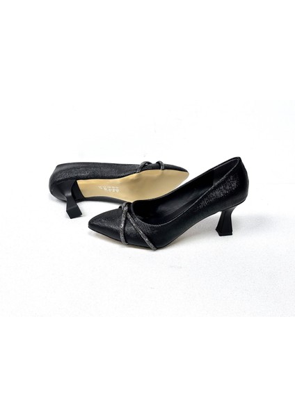 Kadeh 6 cm Topuklu Taşlı Kadın Topuklu Ayakkabı fırsatları