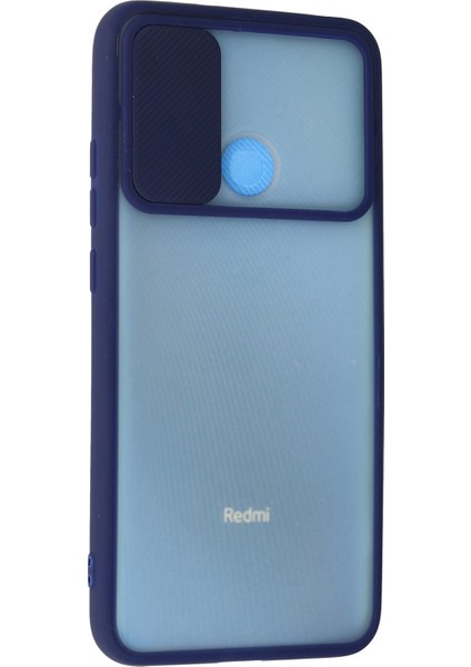 Xiaomi Redmi 9c Kılıf Palm Buzlu Kamera Sürgülü Silikon - Lacivert 300099 modelleri