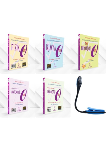 TYT ve TYT - AYT Sıfır Serisi Modüler Piramit Sistemiyle Konu Anlatımlı Soru Bankası – Kitap Okuma Işığı