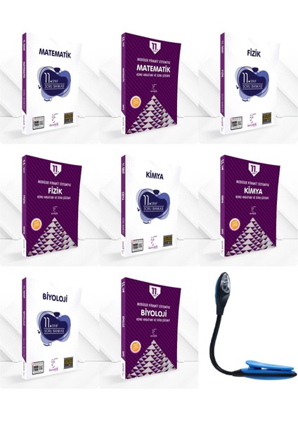 11. Sınıf Sayısal Modüler Piramit Sistemiyle Konu Anlatımı - Soru Bankası - Kitap Okuma Işığı