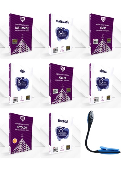 10. Sınıf Sayısal Modüler Piramit Sistemiyle Tam Set Konu Anlatımı - Soru Bankası - Kitap Okuma Işığı