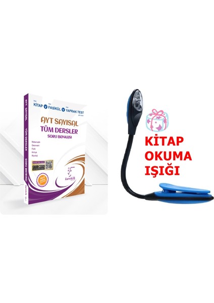 AYT Sayısal Tüm Dersler Soru Bankası Süper Sorular - Kitap Okuma Işığı