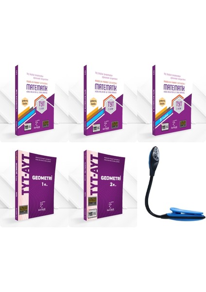 TYT Matematik - Geometri Modüler Piramit Sistemiyle Konu Anlatımlı – Soru Bankası - Kitap Okuma Işığı