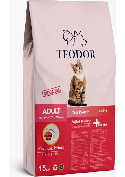 Adult Kuzulu-Pirinçli Yetişkin Kedi Maması