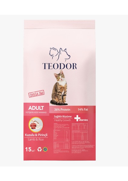 Adult Kuzulu-Pirinçli Yetişkin Kedi Maması