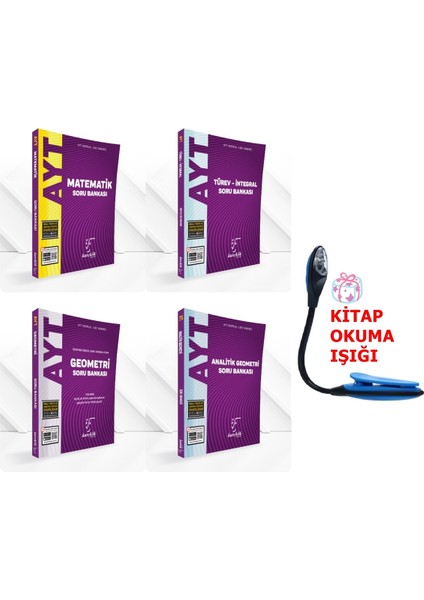 AYT Sayısal Matematik Geometri Süper-Muhteşem Set - Kitap Okuma Işığı