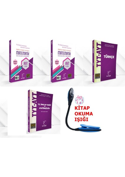 AYT Eşit Ağırlık Dersler Modüler Piramit Sistemiyle Konu Anlatımlı Sorular – Kitap Okuma Işığı