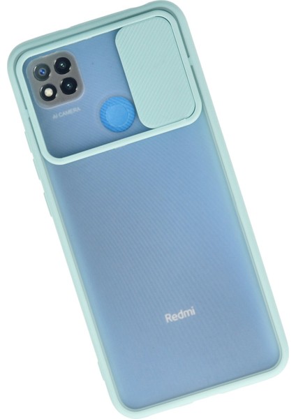 Xiaomi Redmi 9c Kılıf Palm Buzlu Kamera Sürgülü Silikon - Turkuaz 300099 fiyatları