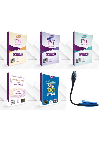 TYT Kazandıran Süper Denemeler - Sözel Soru Bankaları Süper Set - Kitap Okuma Işığı
