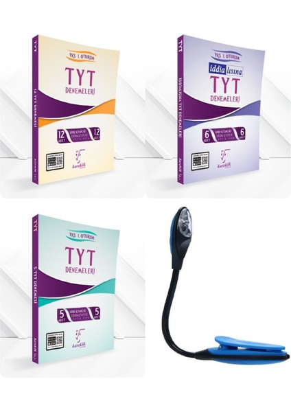 TYT Kazandıran Süper Denemeler Süper Set - Kitap Okuma Işığı