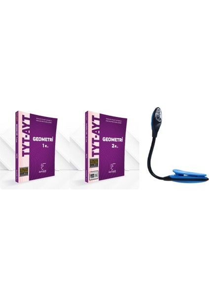 TYT - AYT Geometri 1 ve 2. Kitap Modüler Piramit Sistemiyle Konu Anlatımlı Soru Bankası – Kitap Okuma Işığı