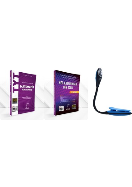 TYT Matematik Soru Bankası - Kazanım Soru Bankası - Full Set - Kitap Okuma Işığı