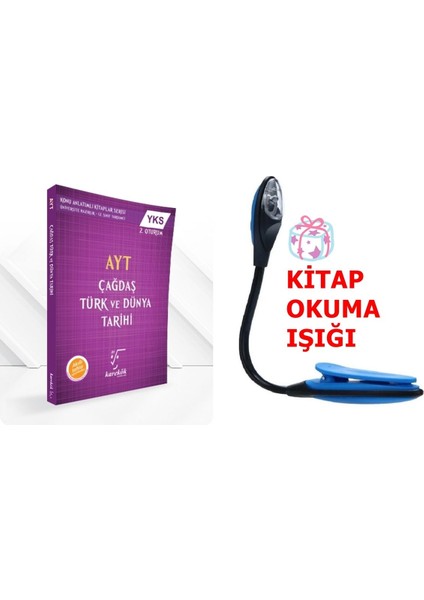 AYT Çağdaş Türk Dünya Tarihi Modüler Piramit Sistemiyle Konu Anlatımlı - Kitap Okuma Işığı
