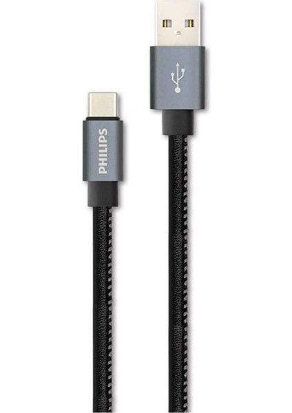 3A 60W Usba To Type-C Deri Kaplama Hızlı Şarj ve Data Kablosu Siyah + Schitec Type-C To Usba 3.0 Otg Dönüştürücü Adaptör fiyatları