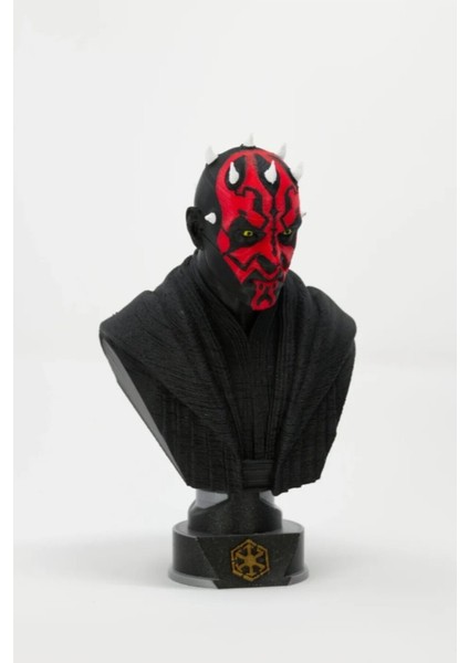 Darth Maul Intikam Star Wars Boyalı Büst Figür 15 cm