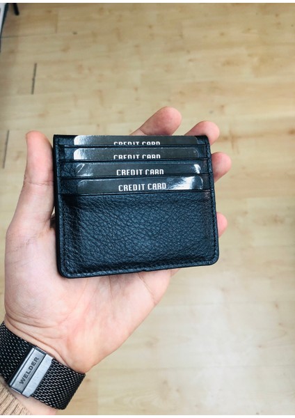 Bony Siyah Deri Kağıt Para Bölmeli Kişiye Özel Isim Baskılı Kartlık Cüzdan fiyatları