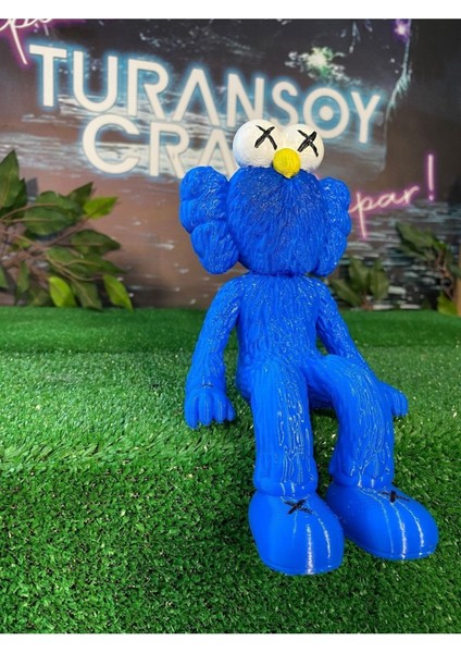 Kaws Bff Vinyl Sitting Boyalı Figür 20 cm Boy modelleri
