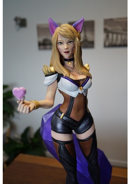 Kda Ahri Boyalı Figür 20 cm (Büyük Boy)