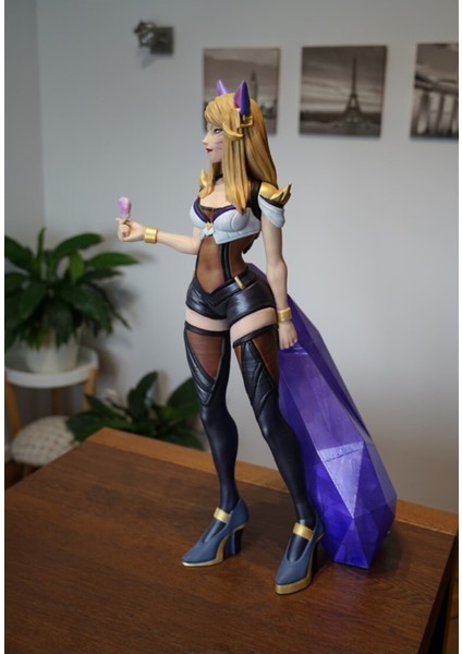 Kda Ahri Boyalı Figür 20 cm (Büyük Boy)