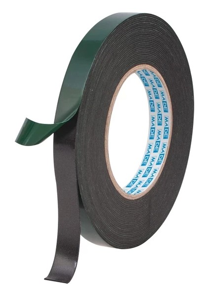 Made Siyah Çift Taraflı Köpük Bant 25X10 mt