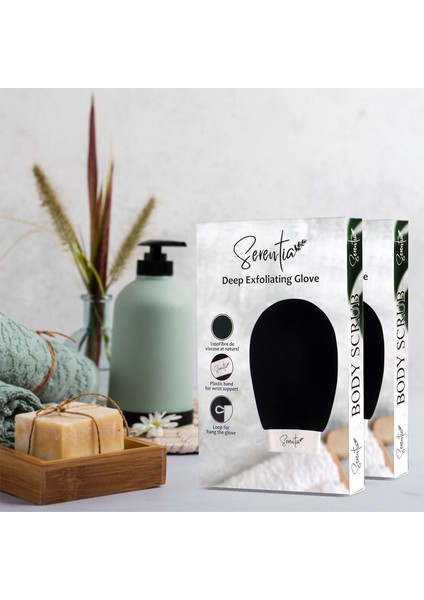 Serentia Banyo Duş Kesesi Peeling Eldiveni Floş Ipek %100 Bay ve Bayanlar Için fiyatları