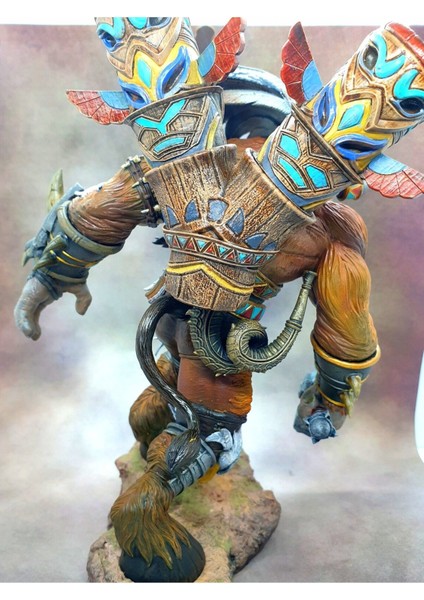 World Of Warcraft Baine Bloodhoof Figür Wow Baine Kanlı Toynak Obje Baine Warcraft 25CM Büyük Boy fiyatları