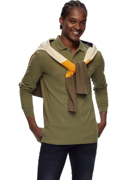 Erkek Polo Yaka Uzun Kollu T-Shirt - 22WMFPU6105601 fiyatları