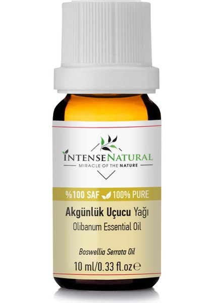 Intense Natural Akgünlük (Sığla) Uçucu Yağı 10 ml %100 Saf ve Doğal Ak Günlük Olibanum Essential Oil