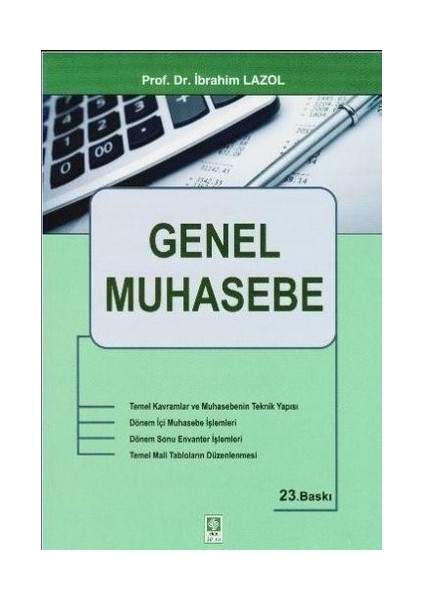 Genel Muhasebe-İbrahim Lazol