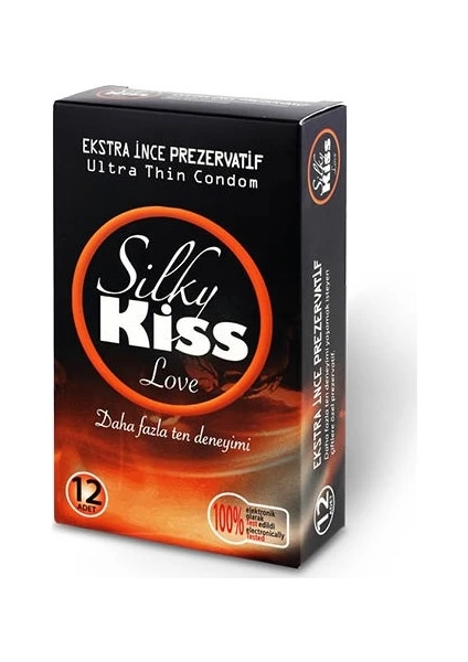 Silky Kiss Love Ekstra İnce Prezervatif 12'li