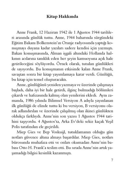 Anne Frank'in Hatıra Defteri - Anne Frank
