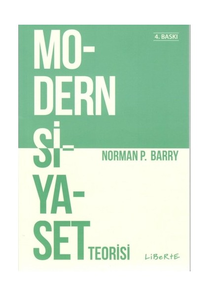 Modern Siyaset Teorisi - Norman P. Barry