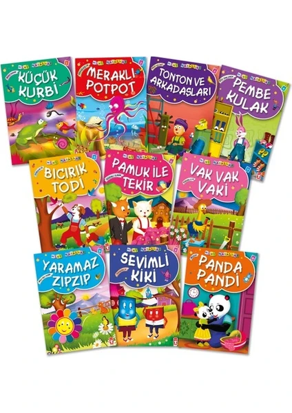 Mini Masallar Seti 1 (10 Kitap) - Müjgan Şeyhi