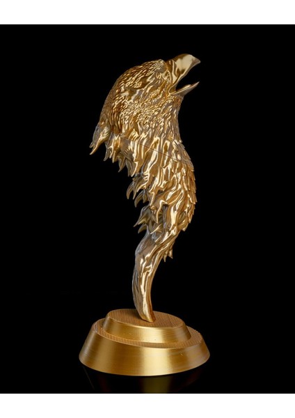 The Firehawk Altın Rengi Boyalı Figür 14 cm modelleri