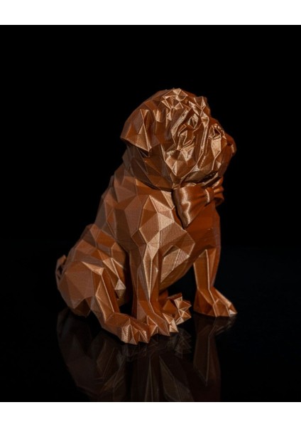 Köpek Pug Kahverengi Boyalı Figür 12 cm fiyatları