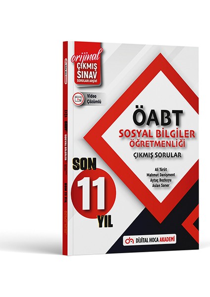 2024 ÖABT Sosyal Bilgiler Öğretmenliği Son 11 Yıl Orijinal Çıkmış Sınav Soruları Video Çözümlü