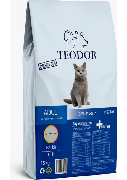 Adult Yetişkin Balıklı Kedi Maması